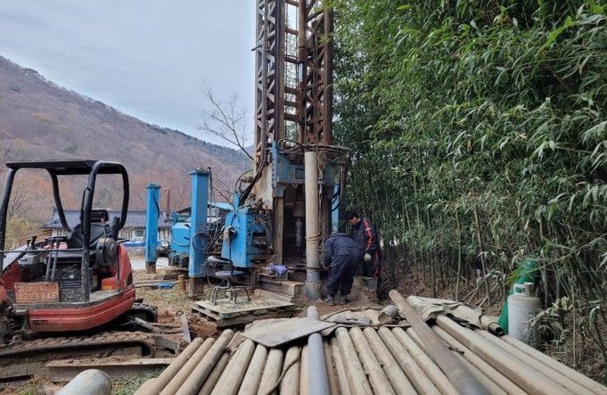 대나무 숲 지하수 개발