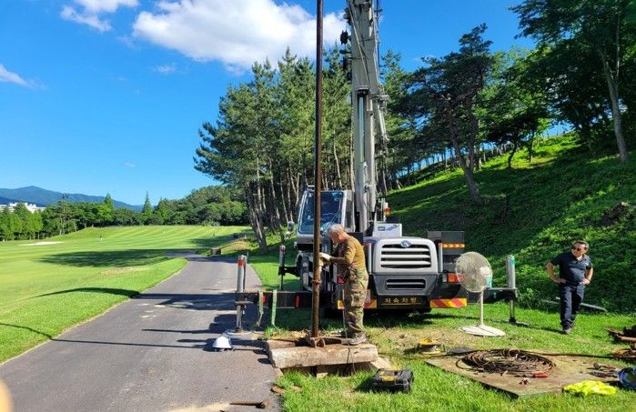 골프장 지하수 시추