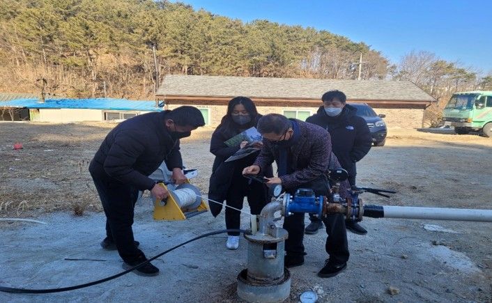 양수시험 유량 측정