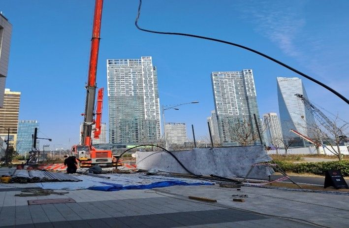 도심 시추 장비