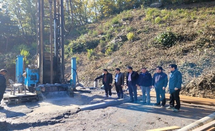 수중모터펌프 크레인 인양